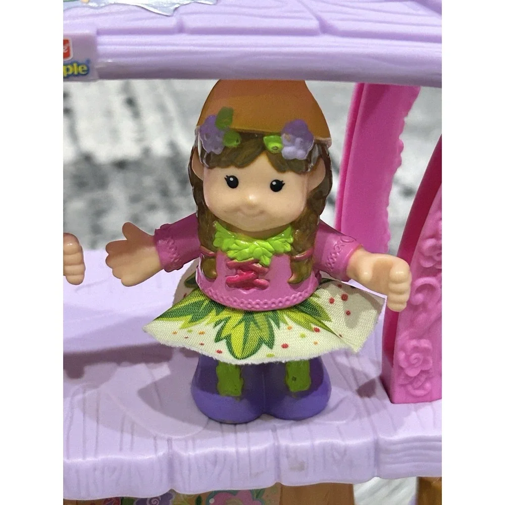 Fisher Price Little People Fairy Treehouse Playset Three Fairies & Unicorn